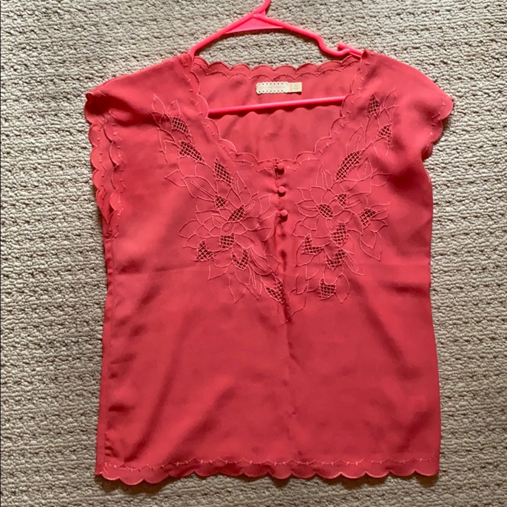 Pink blouse
